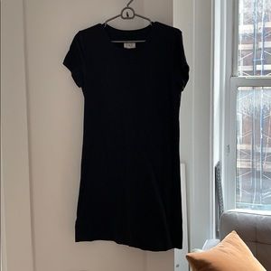 Black T-shirt dress